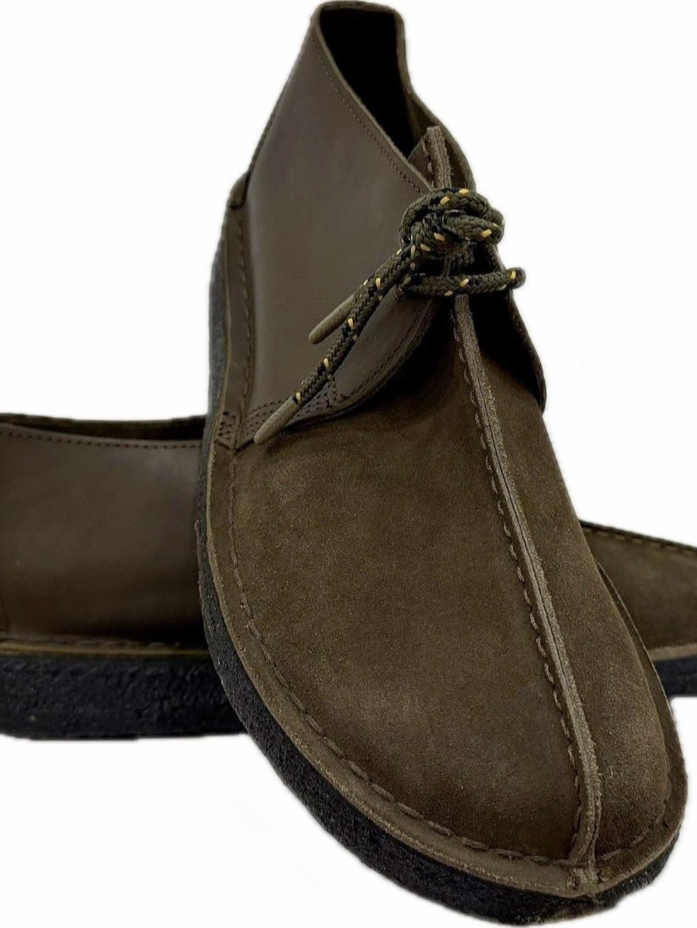Clarks Desert Trek Chukka Boots Olive US 10 M